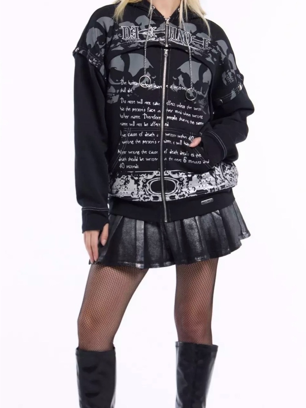 Death Note Multi-Convertible Girls Hoodie